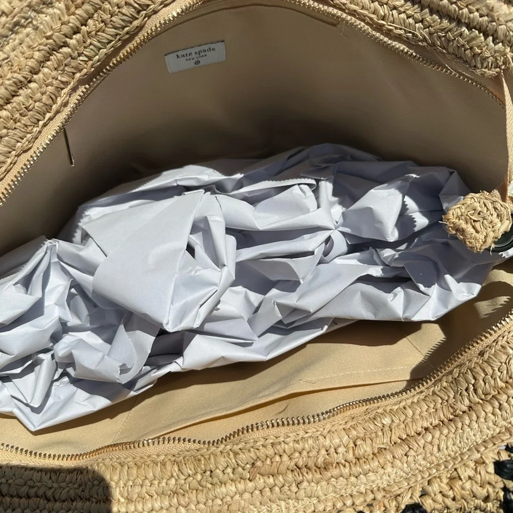 Kate Spade x Target Raffia Bow Tote Bag - Picture 6 of 6